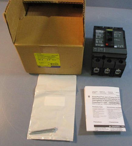 Schneider Electric Square D HJL36040 Current-Limiting Circuit Breaker 40A 600VAC