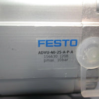 FESTO 156630 DOUBLE ACTING COMPACT AIR CYLINDER ADVU4025APA
