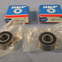SKF 63001-2RS1 Deep Groove Ball Bearing 12mm x 28mm 12mm (Lot of 2)