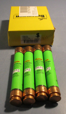 Cooper Bussmann FRS-R-8 Class RK5 Fuse Energy Effrcient Lot of 4