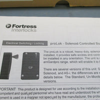 FORTRESS INTERLOCKS proLok Solenoid Controlled Body N02T6SL461T03501D1D1