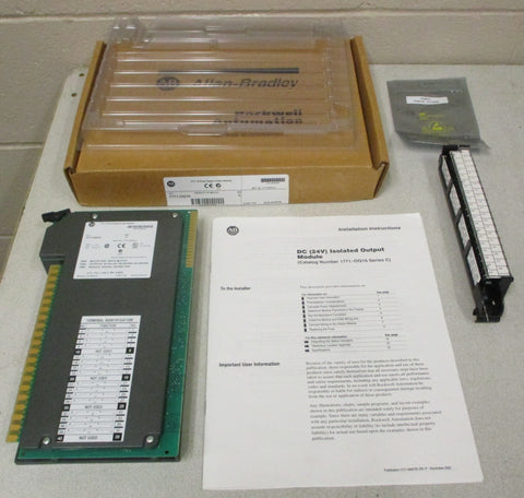 Allen Bradley 1771OQ16 Ser C 16 Point Digital Output Module 24 VDC Output