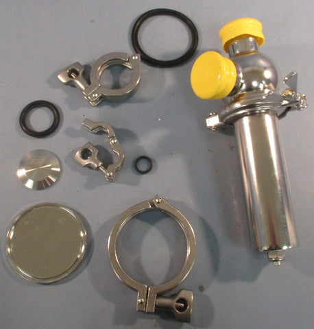 UniblocPump Sanitary Stainless Relief Valve 07 Bar 0101 PSI