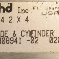 PHD Inc 03308941 -02 0207 Pneumatic Slide & Cylinder 2 x 4 15" Stroke