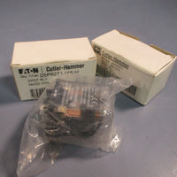 Lot of (2) CutlerHammer DPDT Relay Ser. A2 10Amp 24VDC 8Pin D5PR2T1
