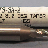 Weldon 3° Tapered End Mills T3-3A-2 3/32" DIA 3/8" SHK 1" LOC USA