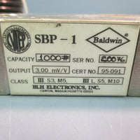 BALDWIN LOAD CELL SBP1 1000 lb Capacity