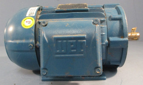 Weg 0118ET3E143TC-W22 Inverter Duty Motor 3PH 1HP 1760RPM 7/8" Shaft Dia NOS