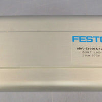 Festo ADVU63100APA Compact Pneumatic Cylinder 156047 100mm Stroke 63mm Bore