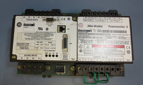 Allen Bradley PowerMonitor II Display Module 1403MM05A Ser B w/ 1403NENET