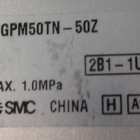 SMC MGPM50TN-50Z Compact Guided Cylinder 50mm Bore 50mm Stroke 145psi
