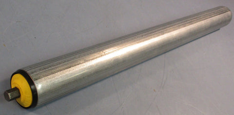 Interroll Conveyor Roller 23" Length 2.1" OD Galvanized Steel