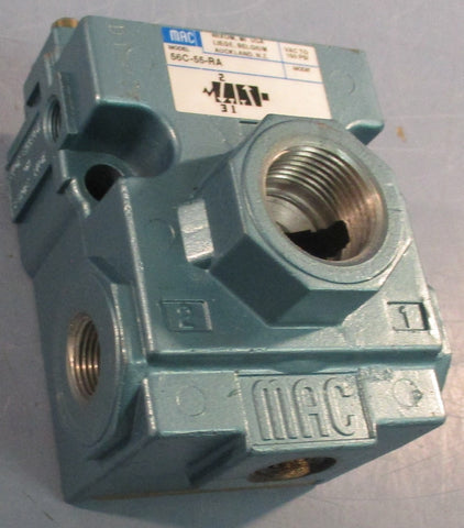 Mac Valves 56C55RA Solenoid Valve 150 PSI 41/8" Length 23/4" Width