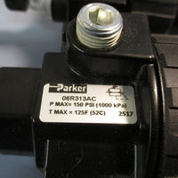 Parker Air Filter Regulator 1/2 150Psi 3pc Combo 06A32A13A2BC