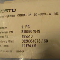 Festo CRHD3250PPVAMC Round Cylinder 195513 30mm Bore 50mm Stroke