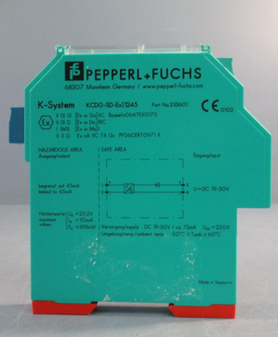 Pepperl+Fuchs KCD0-SD-EX1.12545 Signal Digital Isolator K-System Solenoid Driver