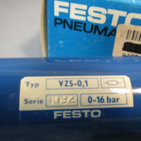 FESTO AIR RESERVOIR 6452 VZS0,1
