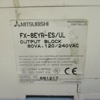 Mitsubishi FX8EYRES/UL Output Block 80VA 120/240VAC