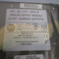 Allen-Bradley Analog Output Module (12 Bit) Series B 1771-OFE2 B