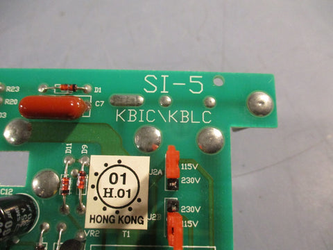 KBIC Signal Isolator Board (SI-5) 115-230 VAC, 50/60 HZ, Barrier Terminal Board