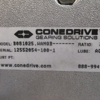 Cone Drive Right Angle Worm Gearbox Ratio 25:1 B081025.WANQB