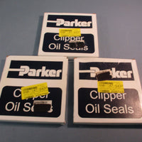 Lot of (3) Parker 1QTR16 JM Split Clipper Oil Seal, Rubber