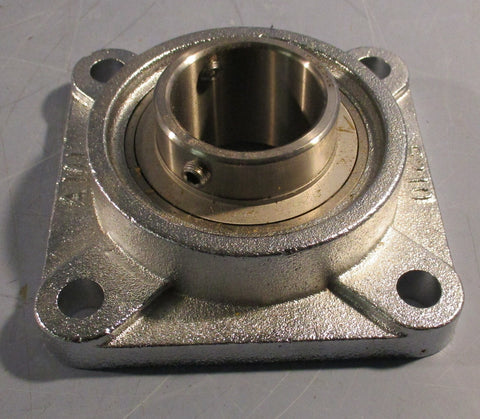 Ami MUCF210-32NP Square Flanged 4 bolt Bearing 2" Bore Nickel Plated Cast Iron