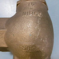 Used NIBCO T301 W Globe Valve 11/2" Angle Valve 1986 No Handle
