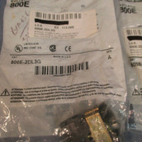 ALLEN BRADLEY FULL VOLTAGE MODULE w/ GREEN LIGHT LOT OF 2 SER A 800E2DL3G