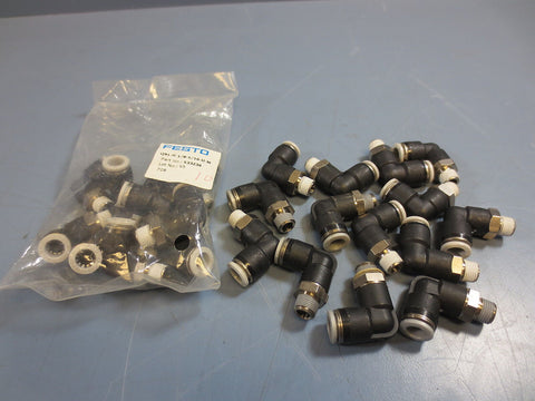 25 New Festo 533236 QSL-H-1/8-5/16-U-M Male Elbow Fittings