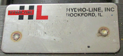 Hydro-Line N-1-10-N-N-N-1-1 LR5R-2.5X1 Hydraulic Cylinder 2-1/2" Bore