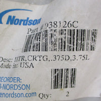 (Lot of 3) Nordson 938126 Heater Cartridge 3/8" Dia. 33/4" Long 240V 280W
