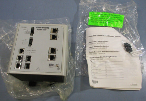 Allen Bradley 1783-MS06T SER. A Stratix 8000 Ethernet Managed Switch PN-16205