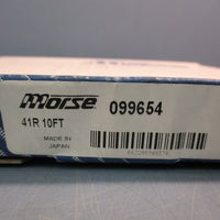 Lot of (2) Morse Roller chain 099654 41R 10 feet, Steel, Ansi #41, 0.5 Pitch
