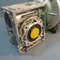 Qin Wei Asynchronous 220 / 380 V Motor PD0823009 w/ Wan Sin Worm Reducer NMRW050