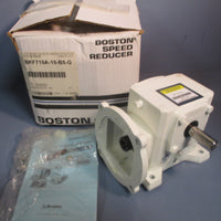 BOSTON GEAR GEARBOX NEMA MOUNTING 56C RATIO 15:1 BKF715A-15-B5-G