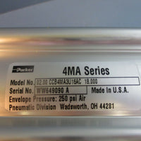 Parker 4MA Series Air Cylinder 02.00 CCB4MA3U16AC 18.000 NEW