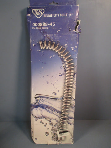 T&S Brass Pre-Rinse Spring,Chrome Plated Steel 000888-45