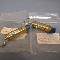Lot of 2 Kingston Valve Pop Safety Relief 1/4 npt set 075psi/050scfm 112C1/4"