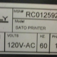 Sato Printer S84EX Thermal Barcode Printer Print Engine No Display Panel