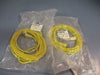 LOT OF (2) BALLUFF CABLE C21AE300VY150F 250V 4A