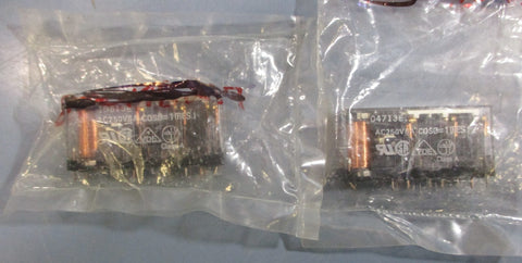 (Lot of 2) Omron G7SA4A2B Safety Relay 250VAC 6A 24VDC