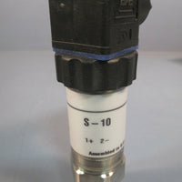 WIKA PRESSURE TRANSMITTER 0 to 25 PSI S10 8341995