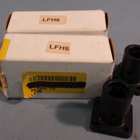 Lot of (2) LM/ Tarbell, Inc LFH6 Linear Bearing Housing, Alum