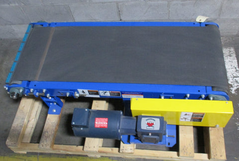Lewco NS40SB18… Motorized 54 x 18" Conveyor w/ Leeson 3/4 & Ironman 30:1 Ratio