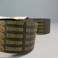 Lot of (2) GOODYEAR 330H200 Timing Belt 33 Pitch Lg, 2" Wide 66 Teeth