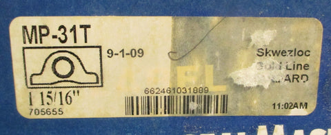 Sealmaster MP-31T 2-Bolt Pillow Block Bearing MP-31 1-15/16" Bore