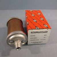 Atomuffler Model No. M00 Pipe Size 3/8" N.P.T. Muffler