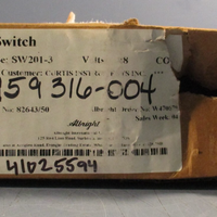 Curtis Albright 48V Singlepole Doublethrow Solenoid Contactor SW2013