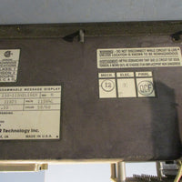 Uticor 150-115N2L16EX Rev B PMD 150 Programmable Message Display 115VAC